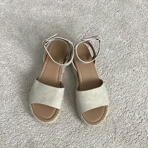 Cream espadrilles